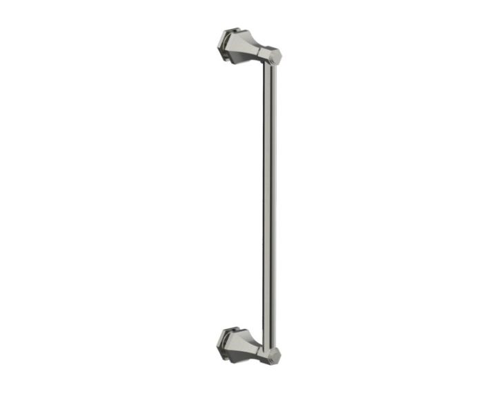 18 po poignée de porte de douche PISA 3427518 nickel brossé