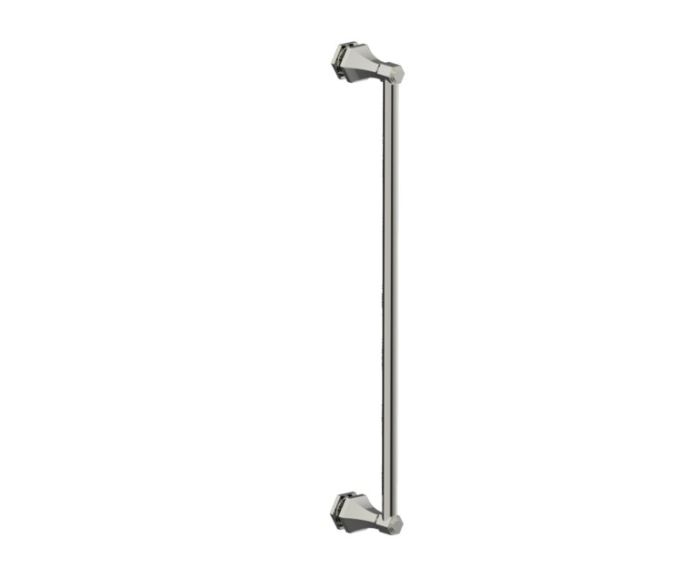 24 po poignée de porte de douche PISA 3427524 nickel poli