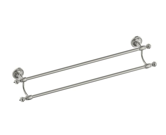 barre à serviette double 24 po LYON 351242 nickel poli