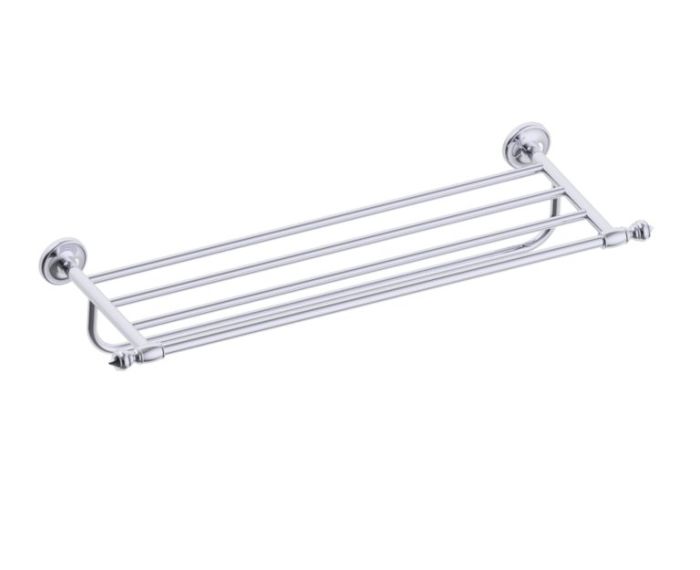 tablette porte-serviettes with 24 po barre à serviette LYON 351442 chrome poli