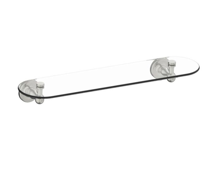 20 po tablette en verre LYON 351671 nickel brossé
