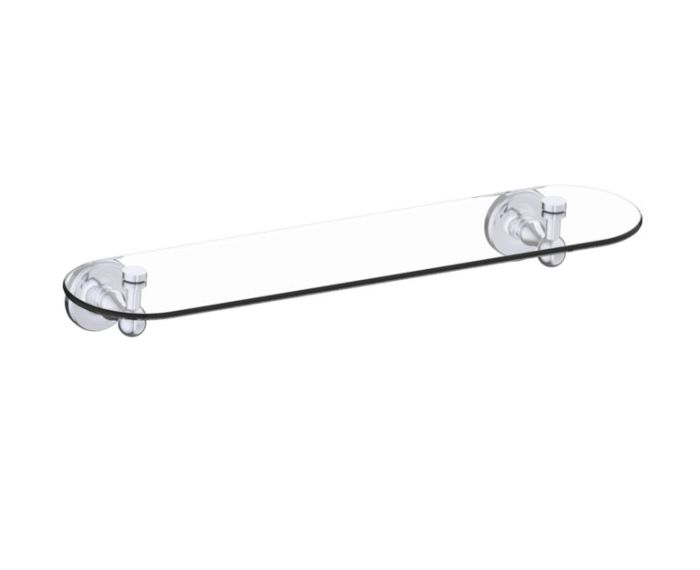 20 po tablette en verre LYON 351671 chrome poli