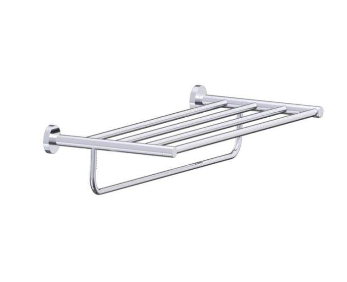 tablette porte-serviettes with Bar 24 po CIRCO 365442 chrome poli