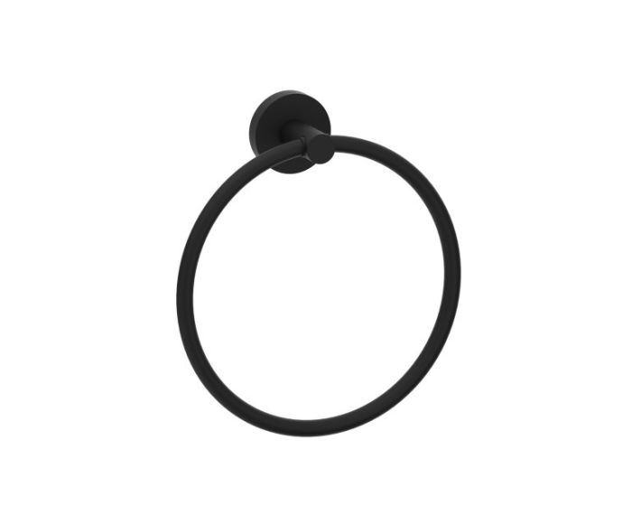 anneau porte-serviette CIRCO 365460 noir mat