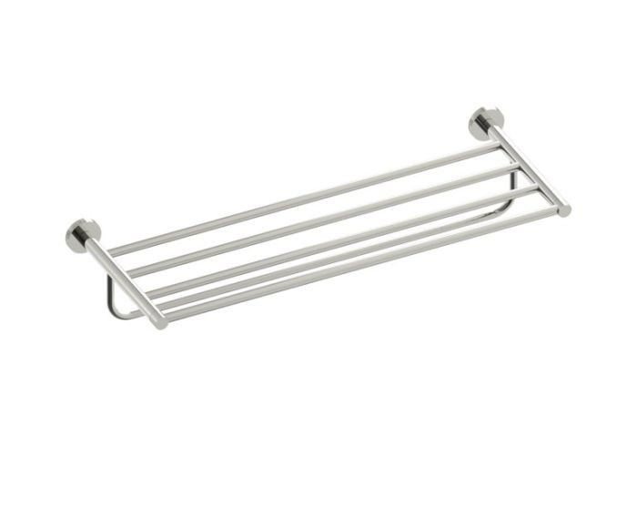 tablette porte-serviettes CIRCO KNURLED 366442 nickel poli