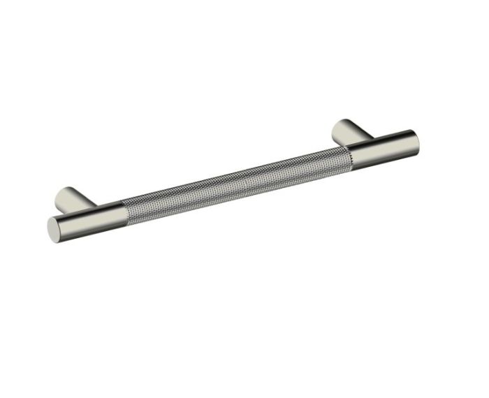 poignée d'armoire CIRCO KNURLED 366708 nickel brossé