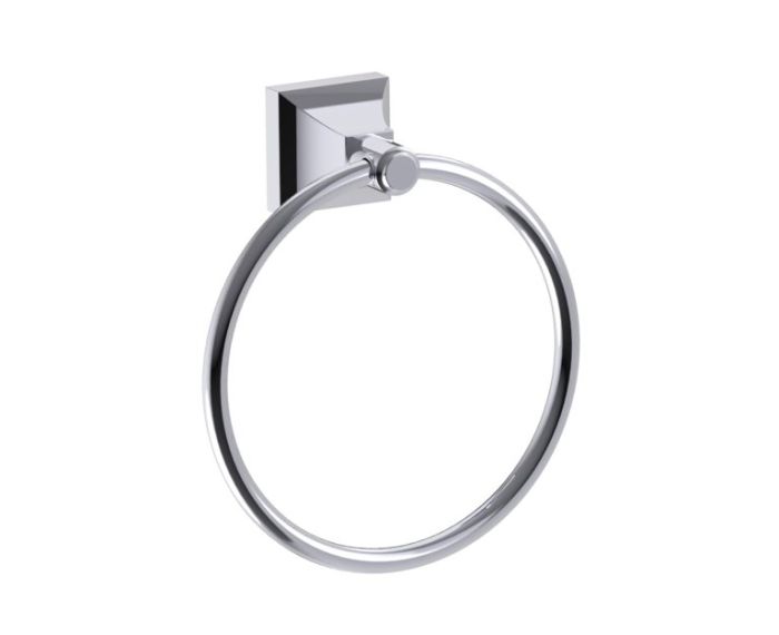 anneau porte-serviette GLASGOW 390460 chrome poli
