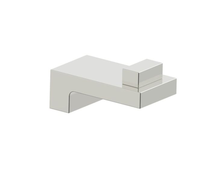 crochet à peignoir NAPLES 422130 nickel poli