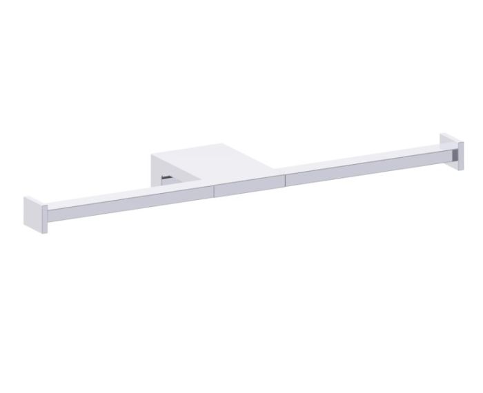 double porte-papier hygiénique NAPLES 422155 chrome poli