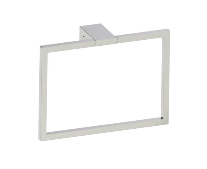 Square anneau porte-serviette NAPLES 422464 nickel poli