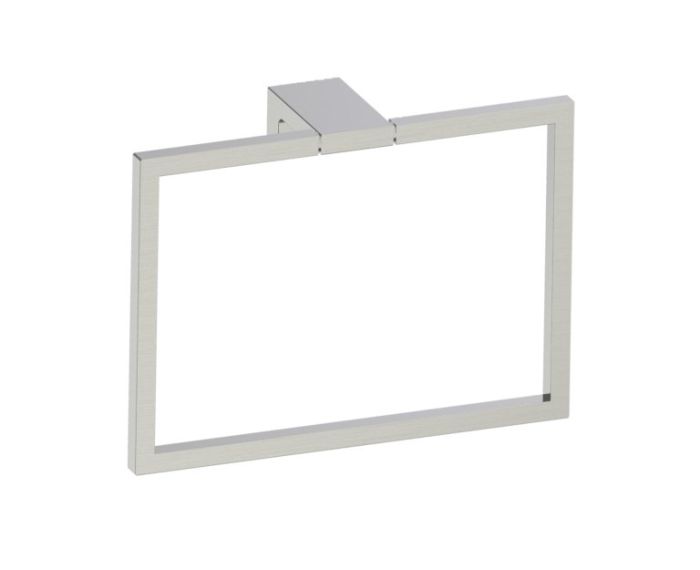Square anneau porte-serviette NAPLES 422464 nickel brossé