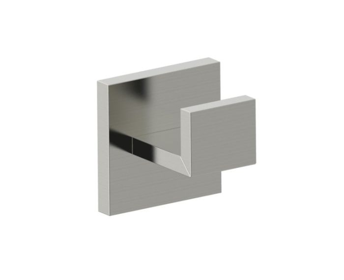 crochet à peignoir HAMBURG 440130 nickel brossé