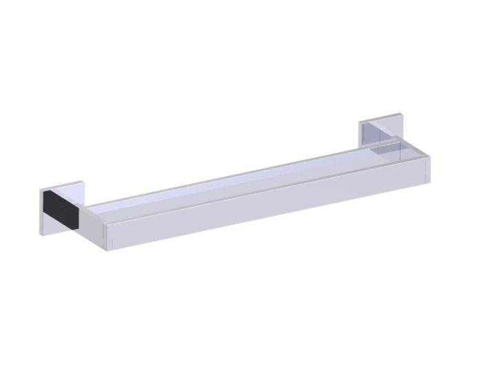 barre à serviette double 18 po HAMBURG 440182 chrome poli
