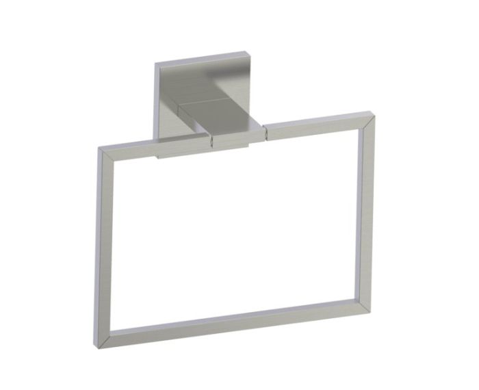 Square anneau porte-serviette HAMBURG 440464 nickel brossé