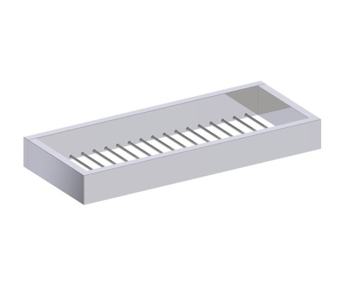 panier de douche HAMBURG 440603 nickel poli