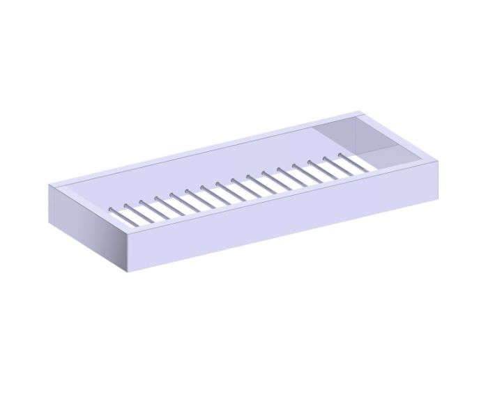 panier de douche HAMBURG 440603 chrome poli
