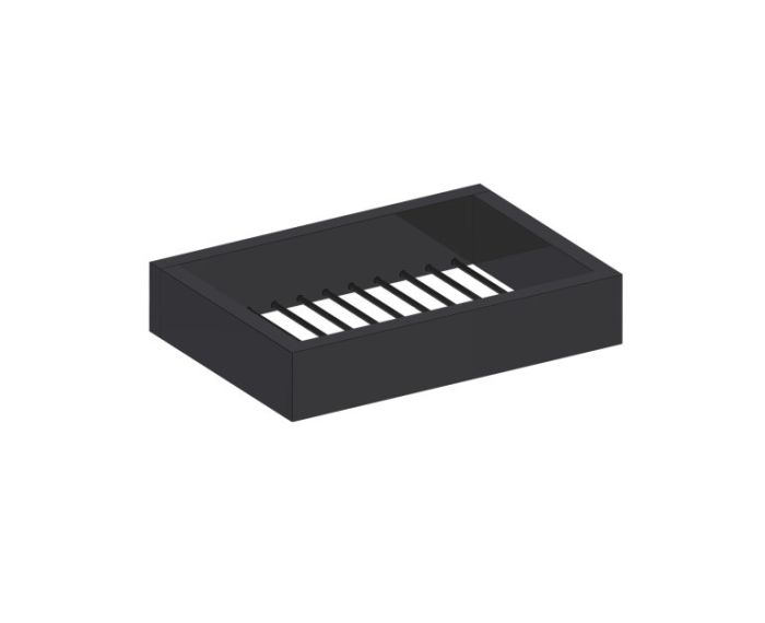 panier de douche HAMBURG 440604 noir mat