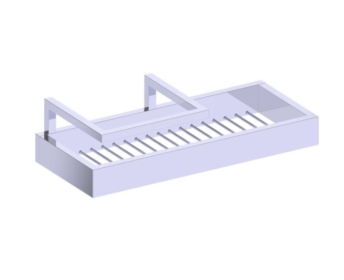 panier de douche HAMBURG 440605 chrome poli