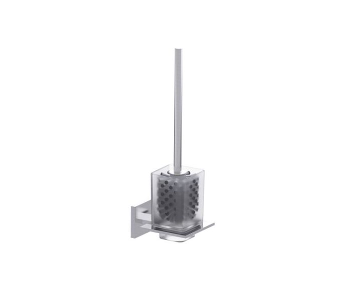 ensemble brosse de toilette HAMBURG 440610 nickel brossé