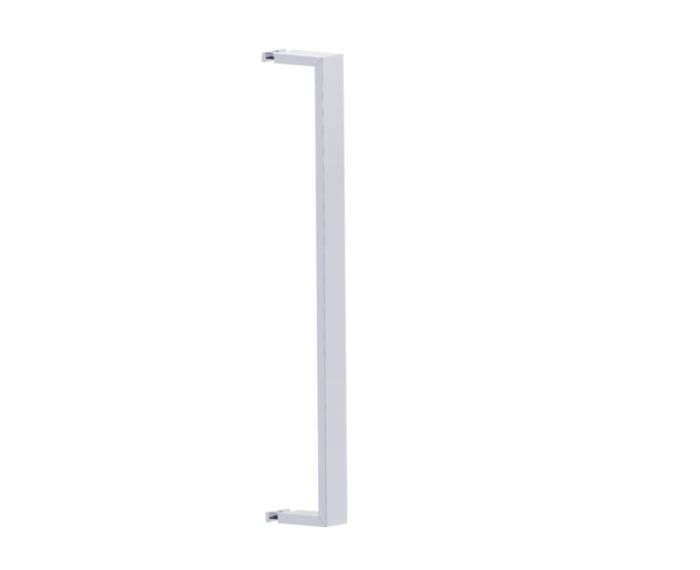 18 po poignée de porte de douche simple face HAMBURG 4407518 chrome poli
