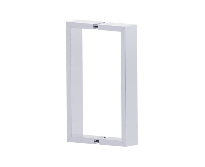 8 po poignée de porte de douche double face HAMBURG 4407808 chrome poli