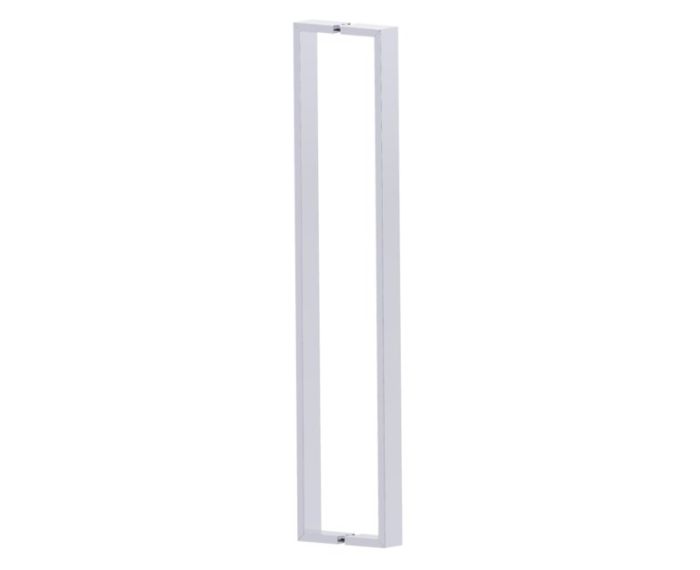 24 po poignée de porte de douche double face HAMBURG 4407824 chrome poli
