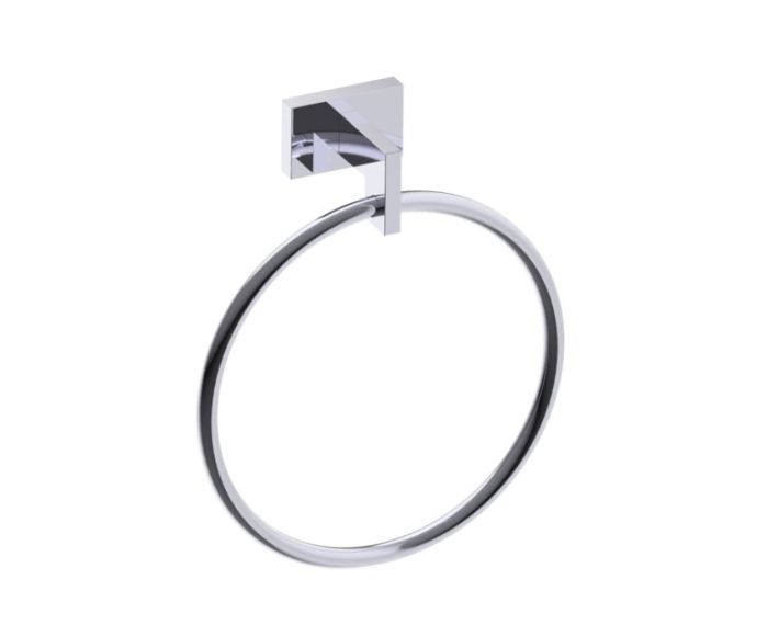 anneau porte-serviette VIENNA 480460 chrome poli