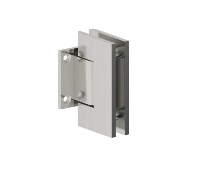 montage mural Short Back Plate Hinge YORK 51032 nickel brossé
