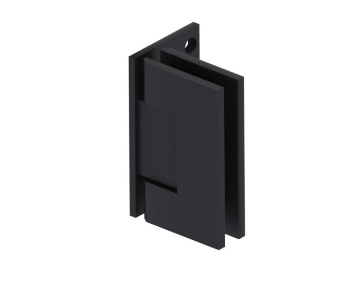 montage mural décalée Back Plate Hinge DOVER 52036 noir mat