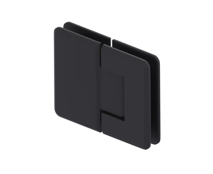 charnière standard verre-à-verre 180 degrés CROSBY 53054 noir mat