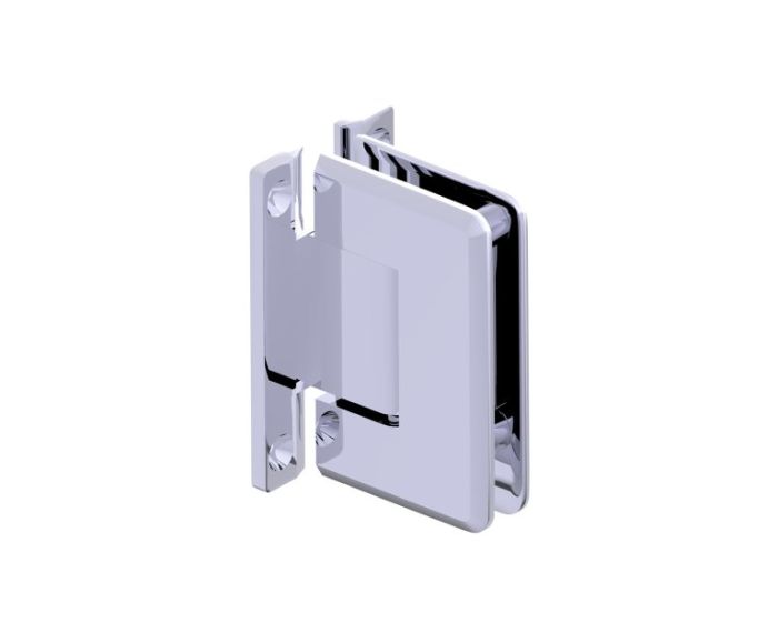 ajustable montage mural 'H' Back Plate Hinge ASHFORD 54034-ADJ chrome poli