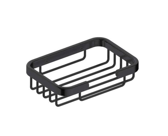 panier grillagé Rectangle Bath & panier de douches 828003 noir mat