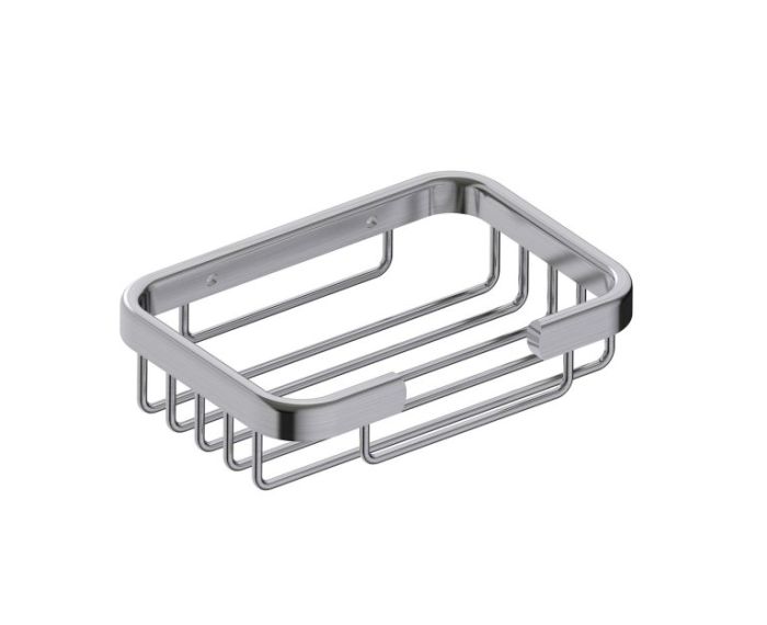 panier grillagé Rectangle Bath & panier de douches 828003 nickel brossé
