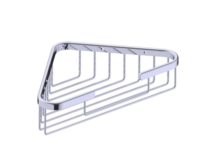 panier grillagé Corner Mount Bath & panier de douches 828006 chrome poli
