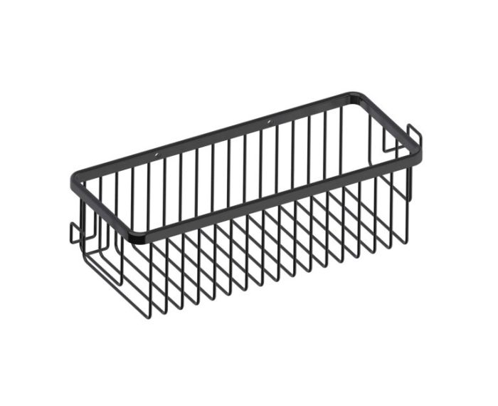simple panier grillagé with Hooks Bath & panier de douches 828010 noir mat