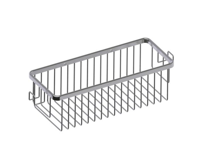 simple panier grillagé with Hooks Bath & panier de douches 828010 nickel brossé