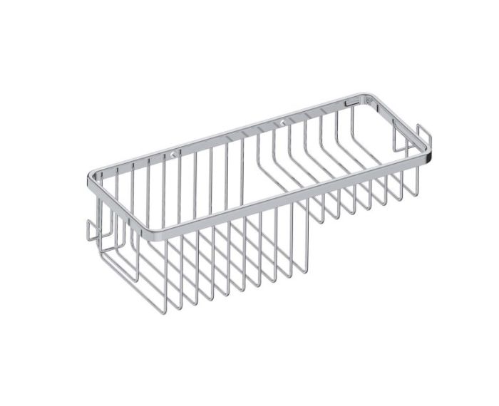 panier grillagé with Hooks Bath & panier de douches 828011 nickel poli