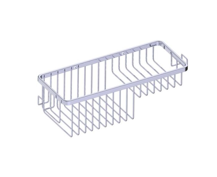panier grillagé with Hooks Bath & panier de douches 828011 chrome poli