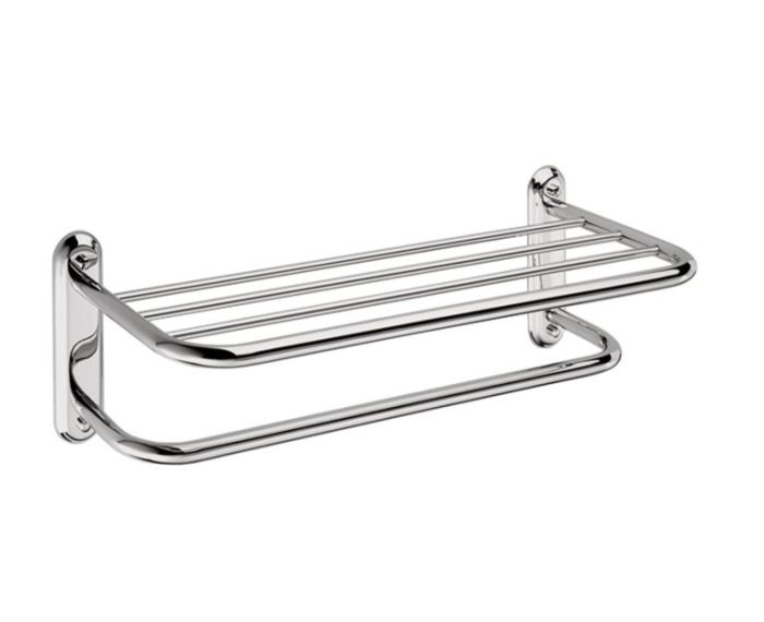 25 po porte-serviettes à deux niveaux HOTEL 8281521 chrome poli
