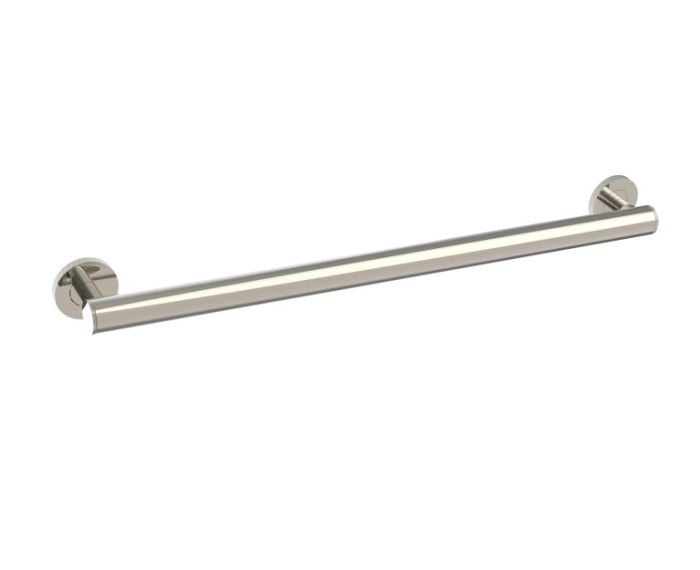 barre d'appui ronde 9100K Knurled Series 24 8289124K2 nickel poli