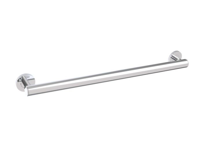barre d'appui ronde 9100K Knurled Series 24 8289124K2 chrome poli