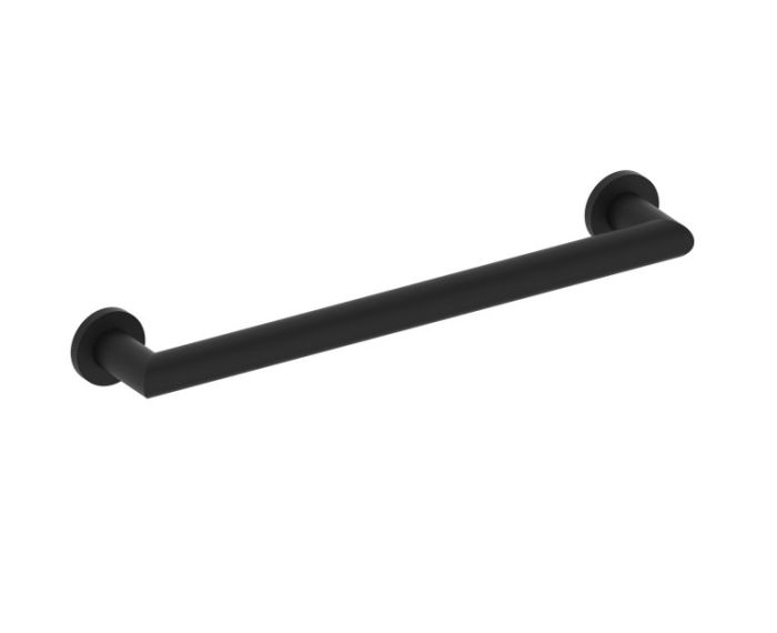barre d'appui ronde chanfreinée série 9200 18 po 8289218 noir mat