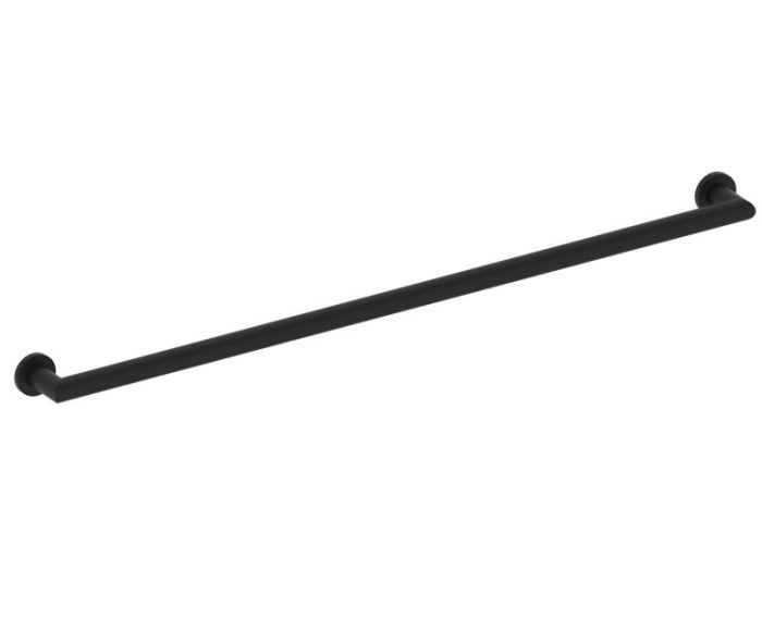 barre d'appui ronde chanfreinée série 9200 42 po 8289242 noir mat