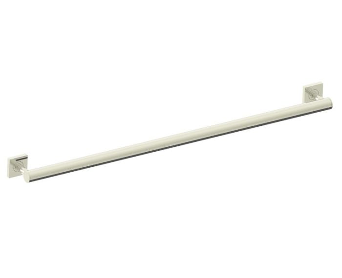 barre d'appui ronde with Square Rosettes série 9400 36 po 8289436 nickel poli