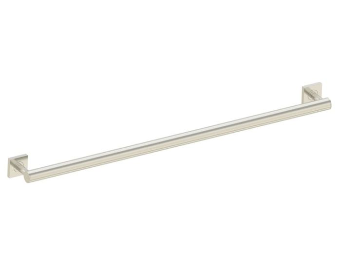 barre d'appui ronde with Square Rosettes série 9400 36 po 8289436 nickel brossé