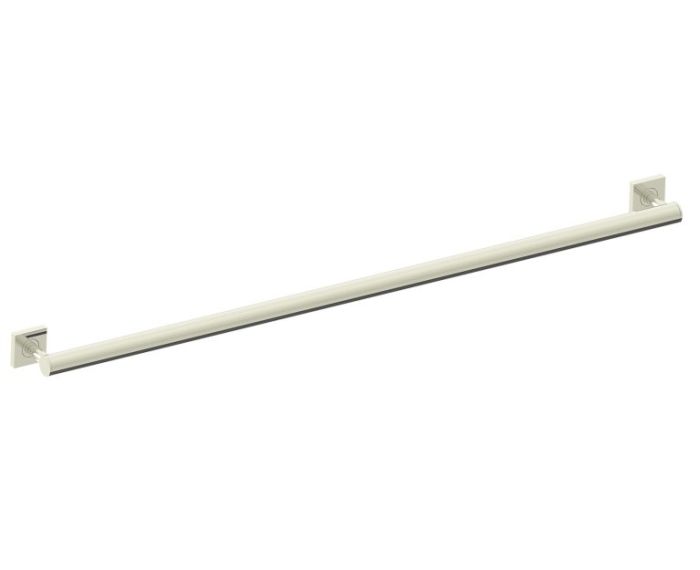 barre d'appui ronde with Square Rosettes série 9400 42 po 8289442 nickel poli