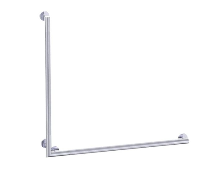 Angle barre d'appui CIRCO KNURLED 8289901 chrome poli
