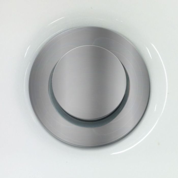 Drain à pression avec trop-plein Accent 1/4 po Chrome