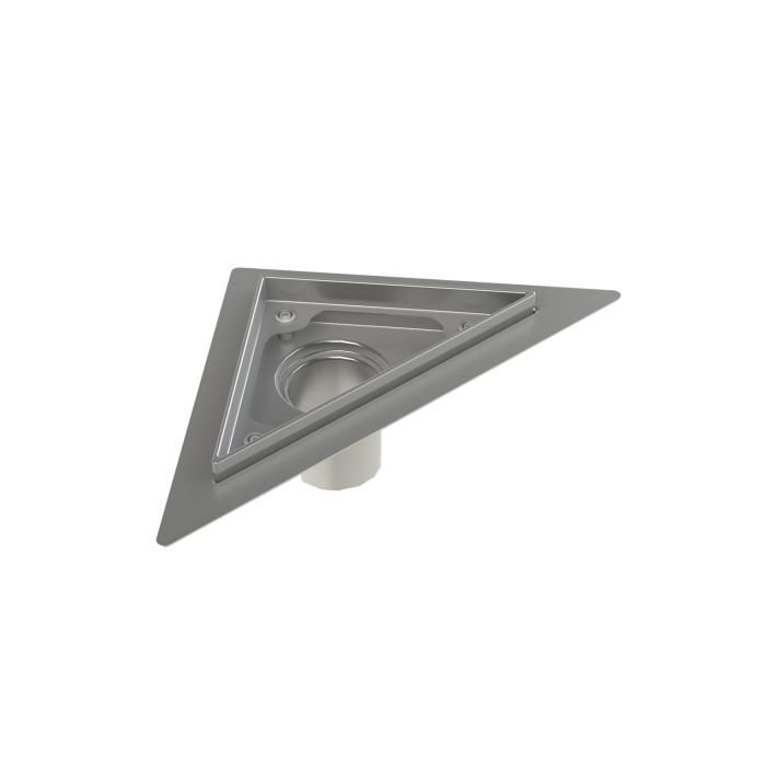 Caniveau inox triangle 6 po x Drain triangulaire 6 po inox