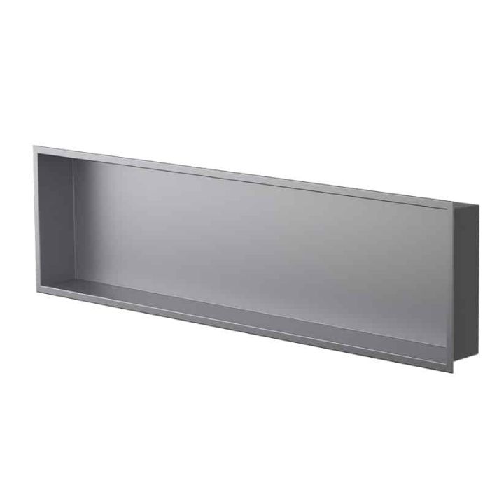 Niche murale de douche Alba 12 po x 48 po PVD noir